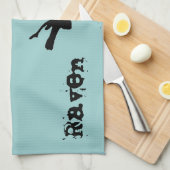 Raven Towel Theedoek (Quarter Fold)