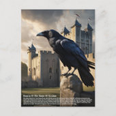 Raven Tower of London Briefkaart (Voorkant)