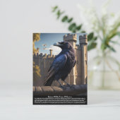 Raven Tower of London Briefkaart (Staand voorkant)
