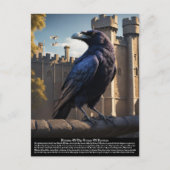 Raven Tower of London Briefkaart (Voorkant)