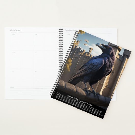 Raven Tower of London Kalender Planner (Display)