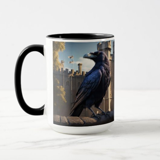 Raven Tower of London Mok (Links)