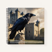 Raven Tower of London Notitieboek (Voorkant)