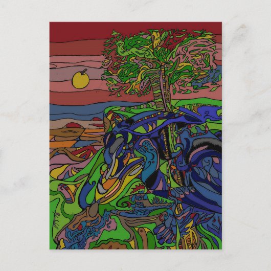 Raven Tree Briefkaart (Voorkant)