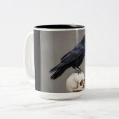 Raven Tweekleurige Koffiemok (Voorkant links)