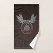 Raven Valknut Design Bad Handdoek (Handdoek)