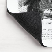 Raven van Edgar Allen Poe Muismat (Hoek)