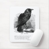 Raven van Edgar Allen Poe Muismat (Met muis)