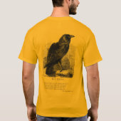 Raven van Edgar Allen Poe T-shirt (Achterkant)