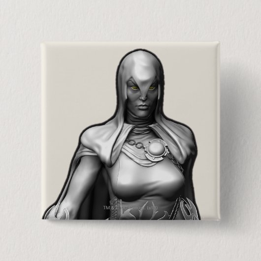 Raven Vierkante Button 5,1 Cm (Voorkant)