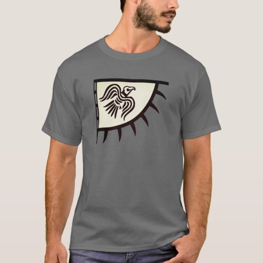 Raven Viking Banner T-shirt (Voorkant)