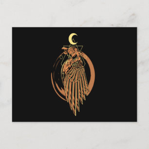 Raven Viking Warrior Valhalla Norse Mythology Gift Briefkaart