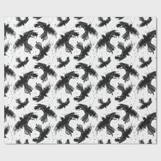 Raven-vliegend papier (Vlak)