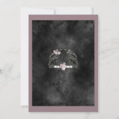 Raven Vogels Tot de Dood Ons Scheidt Zwart Paars  Kaart (Achterkant)