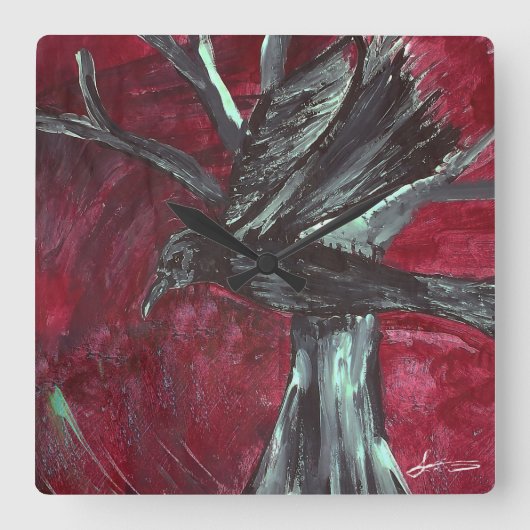 Raven Wall klok (Voorkant)