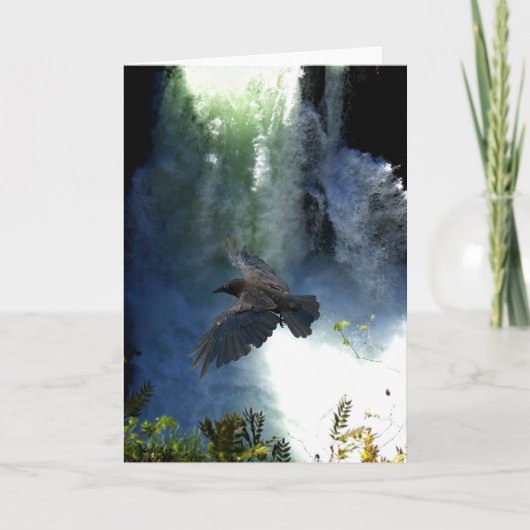 RAVEN & WATER HERFST Natuur Giften Kaart (Voorkant)