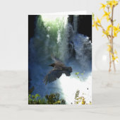 RAVEN & WATER HERFST Natuur Giften Kaart (Gele Bloem)