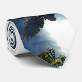 RAVEN & WATER HERFST Natuur Giften Stropdas (Opgerold)