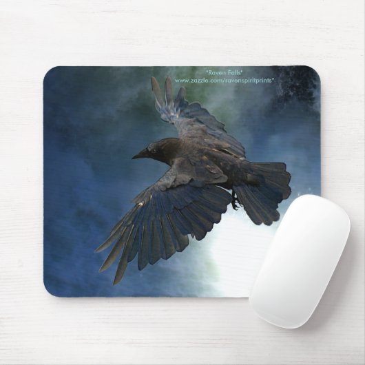 RAVEN & WATER HERFST Natuur Mousepad Muismat (Met muis)