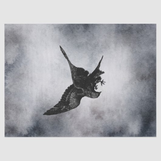 Raven Waterverf Tissuepapier (Voorkant)