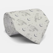 Raven Whimsigoth Necktie - Minimalist Goth Stropdas (Opgerold)