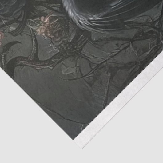 Raven Whisper Tissuepapier (Detail)