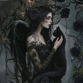 Raven Whisper Tissuepapier