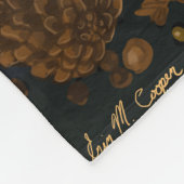 Raven Winged Autumn Magic Cat Fleece Deken (Hoek)