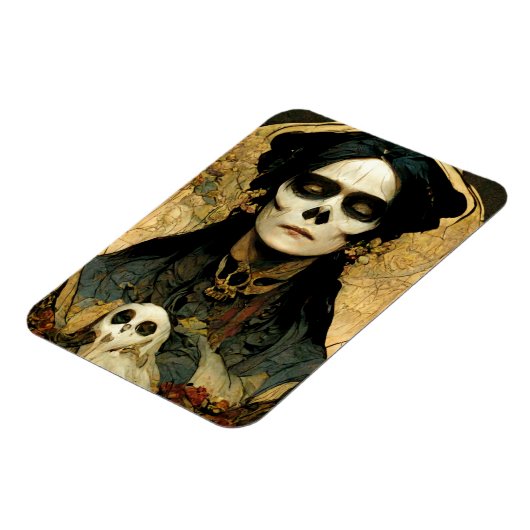 Raven Witch 2 Fantasy Horror Gothic Gothic Magneet (Linkerzijde)