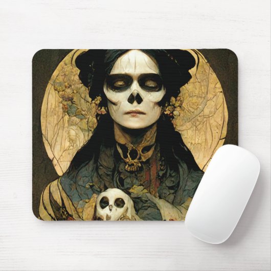 Raven Witch 2 Fantasy Horror Gothic Gothic Muismat (Met muis)