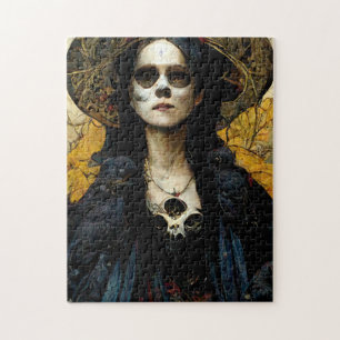 Raven Witch 3 Fantasy Horror Gothic Gothic Legpuzzel