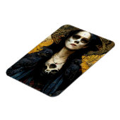 Raven Witch 3 Fantasy Horror Gothic Gothic Magneet (Linkerzijde)