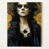 Raven Witch 3 Fantasy Horror Gothic Gothic Planner (Achterkant)