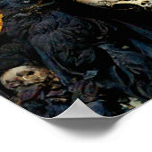 Raven Witch 3 Fantasy Horror Gothic Gothic Poster (Hoek)