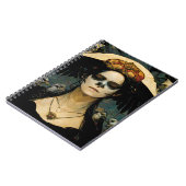 Raven Witch 4 Fantasy Horror Gothic Gothic Notitieboek (Linkerzijde)