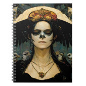 Raven Witch 4 Fantasy Horror Gothic Gothic Notitieboek (Voorkant)