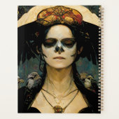 Raven Witch 4 Fantasy Horror Gothic Gothic Planner (Achterkant)