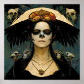 Raven Witch 4 Fantasy Horror Gothic Gothic Poster (Voorkant)