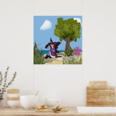 Raven Witch Faery Print (Keuken)