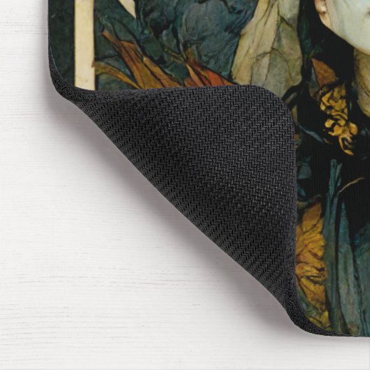 Raven Witch Fantasy Horror Gothic Gothic Muismat (Hoek)