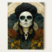 Raven Witch Fantasy Horror Gothic Gothic Planner (Achterkant)