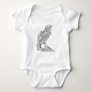 Raven Word Cloud Romper