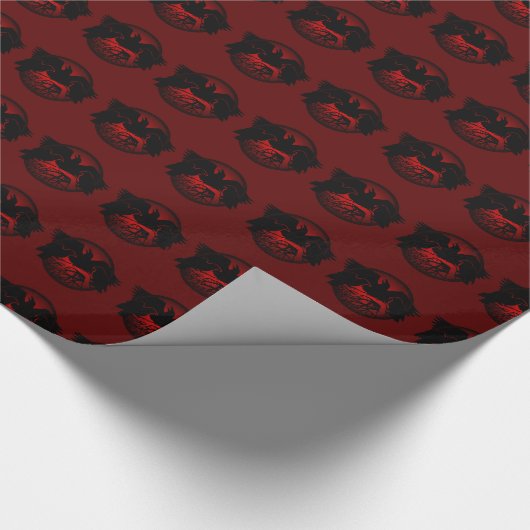 Raven Wrapping Paper Birds Wildlife Raven Paper Cadeaupapier (Hoek)