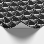 Raven Wrapping Paper Birds Wildlife Raven Paper Cadeaupapier (Hoek)