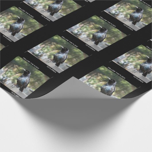 Raven Wrapping Paper Cadeaupapier (Hoek)