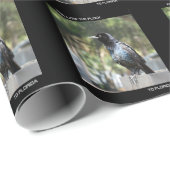 Raven Wrapping Paper Cadeaupapier (Rol Hoek)