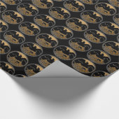 Raven Wrapping Paper Native Raven Kerstpaper Cadeaupapier (Hoek)