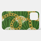 Ravenala & gouden kettingen: elegantie Case-Mate iPhone case (Achterkant (horizontaal))