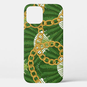 Ravenala & gouden kettingen: elegantie Case-Mate iPhone case