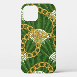 Ravenala madagascariensis en goudketens. Vintage Case-Mate iPhone Case